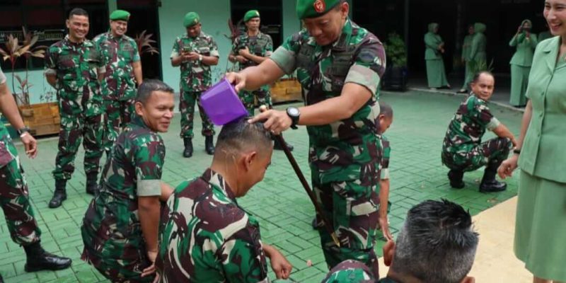 Komandan Kodim 0316 Batam Pimpin Laporan Korps Kenaikan Pangkat BA/TA Tahun 2023