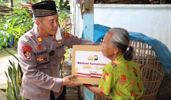 Polri Peduli, Polres Tulungagung Berikan Bantuan Sosial Untuk Warga
