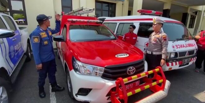 Tim Satgas Quick Response Penanganan Laka Lantas Polres Pekalongan Siap Hadapi Operasi Ketupat Candi 2023