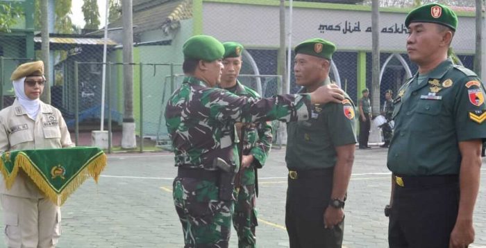 Periode April 2023, 60 Anggota Kodim Bojonegoro Naik Pangkat