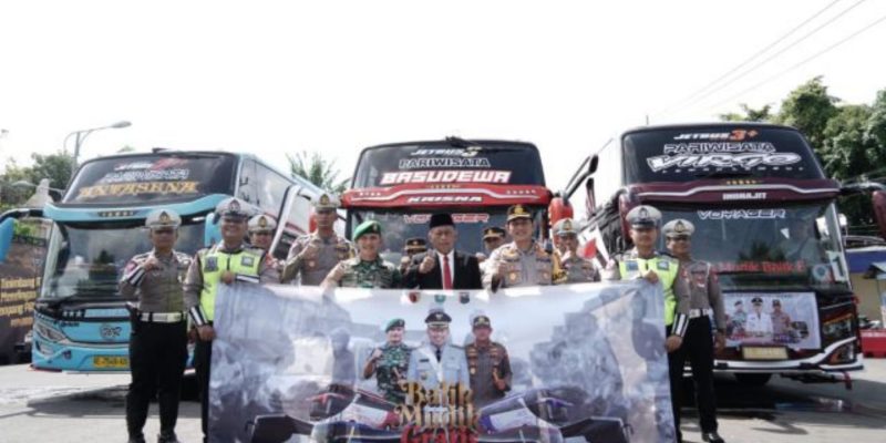 Apresiasi Pemudik di Ponorogo Merasa Terbantu Dengan Angkutan Gratis dari Jajaran Polda Jawa Timur