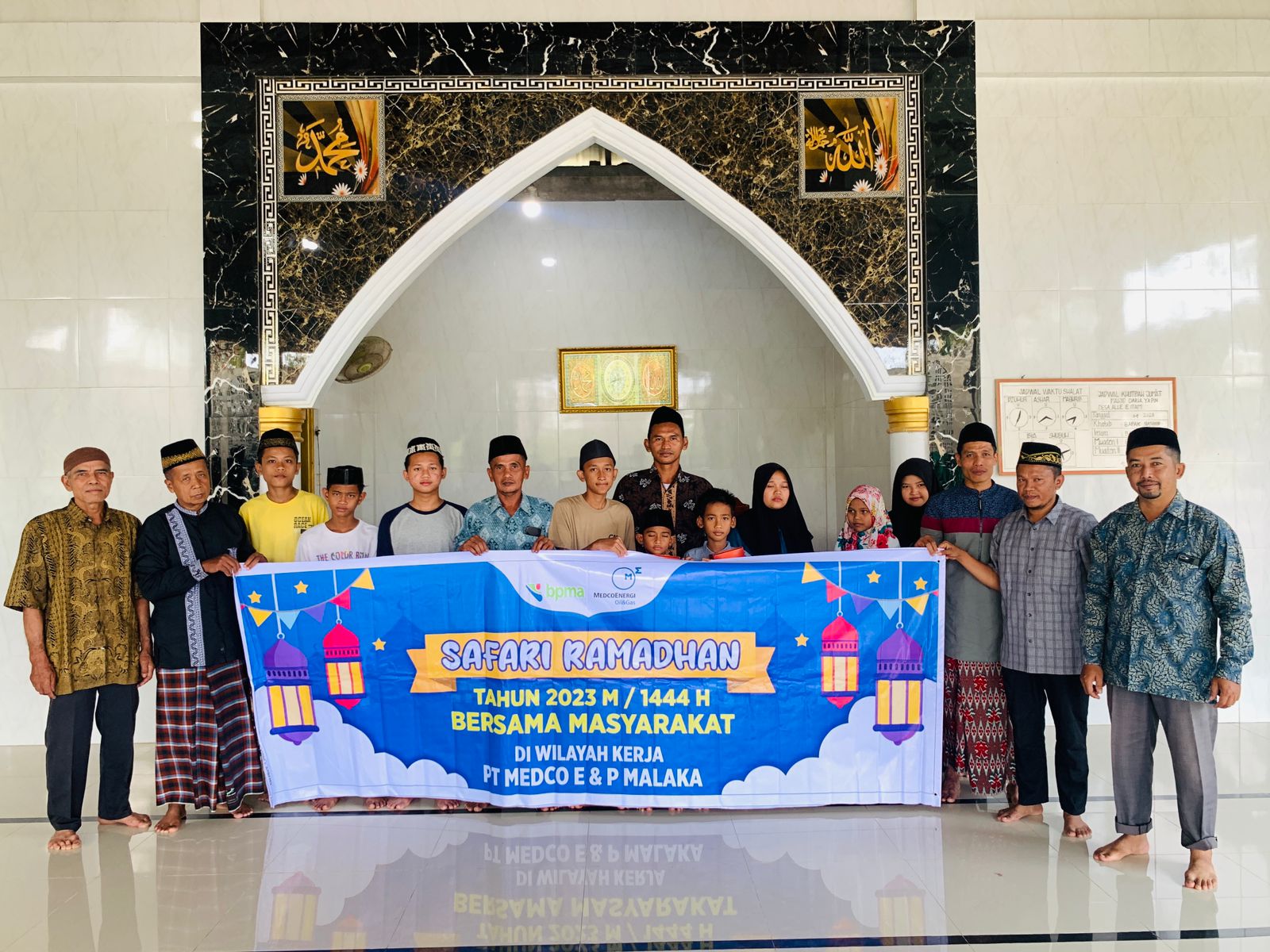 Kades dan Camat Apresiasi BPMA-MEDCO E&P Bantu Anak Yatim Selama Ramadhan