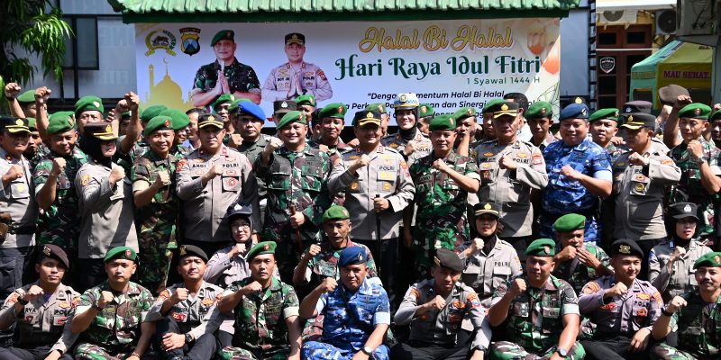Gelar Apel dan Halal Bihalal Bersama, Kapolres Lumajang Sebut TNI-Polri Sudah Kompak Jaga Lumajang Tetap Kondusif