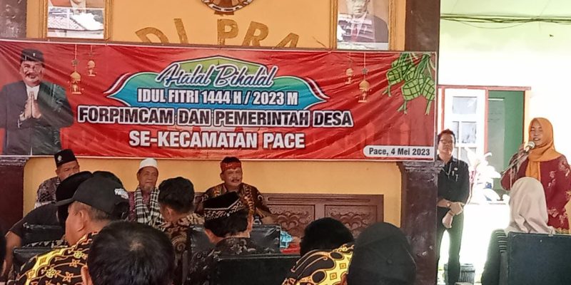 WUJUD KAN KERUKUNAN ANTAR DESA DESA SEKECAMATAN PACE ADAKAN HALAL BIHALAL IDUL FITRI 1444 H