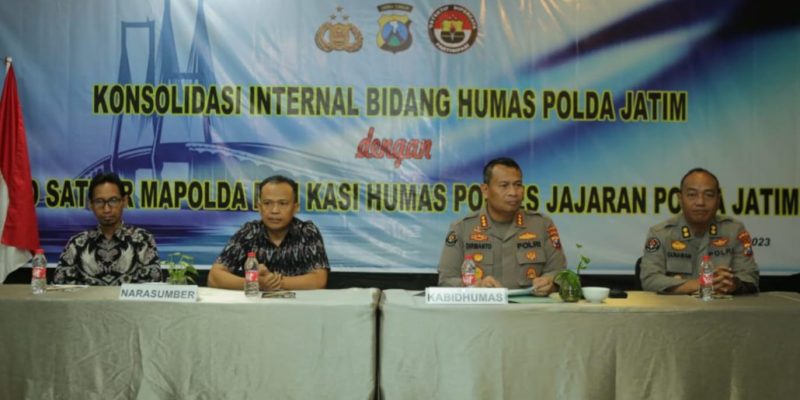 Perkuat Soliditas dan Profesionalisme, Bidhumas Polda Jatim Gelar Konsolidasi PPID