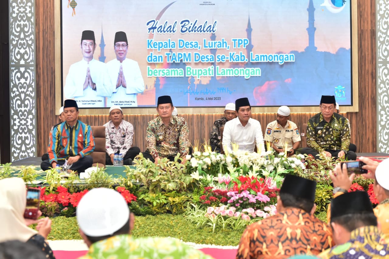 Gelar Halal Bihalal, Bupati Lamongan Ajak Jalin Sinergi Wujudkan Kejayaan Lamongan