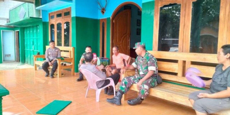 Sinergitas TNI – Polri Sambang Tokoh Masyarakat di Ngawi