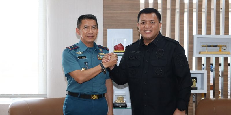 Mantapkan Sinergitas, Komandan Lantamal IV Menerima Kunjungan Kerja Kabinda Kepri