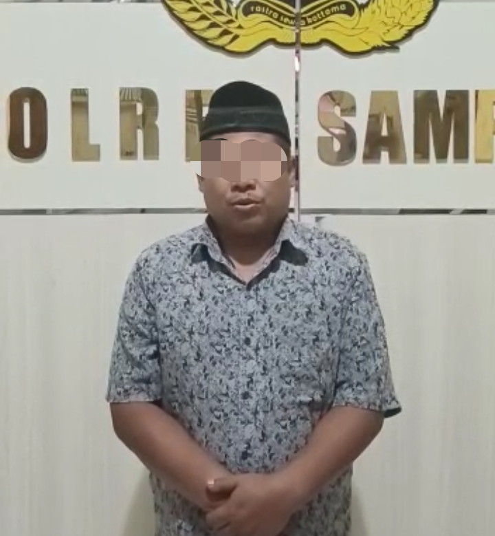 Polres Sampang Amankan Perekam Video Hoax “Tembak Menembak” Di Depan Koramil Sokobanah