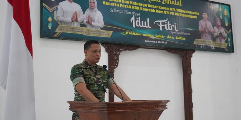 Danrem Wijayakusuma Halal Bihalal Bersama Keluarga Besar Korem 071/Wijayakusuma