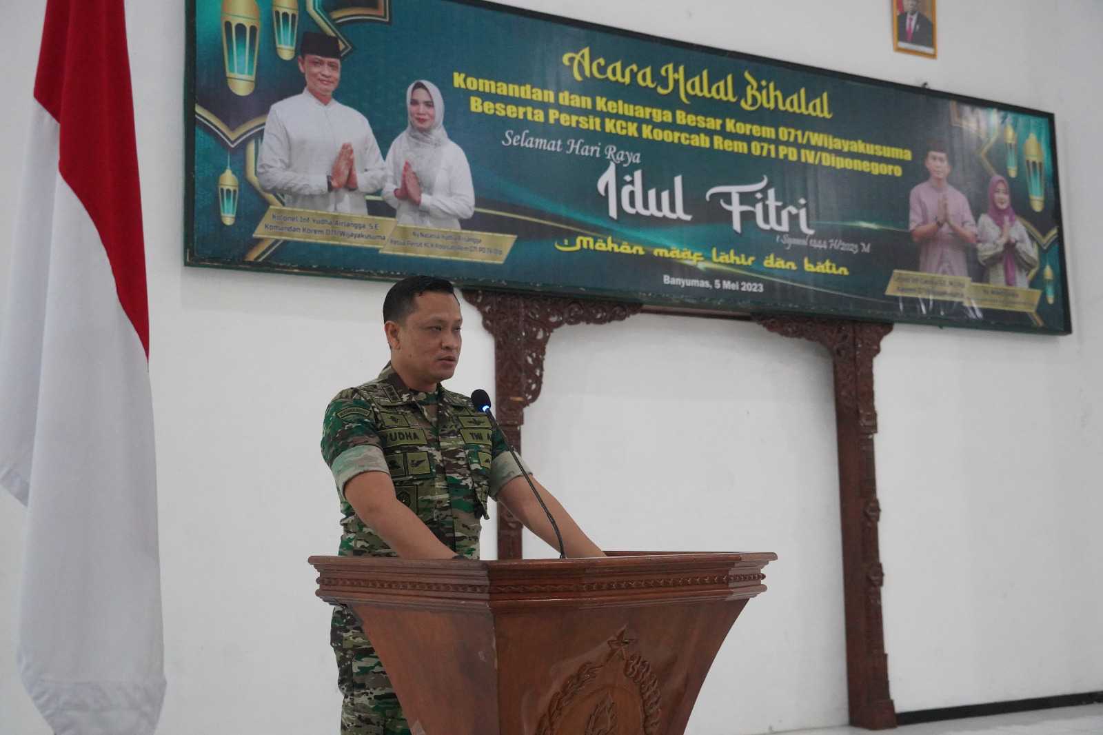Danrem Wijayakusuma Halal Bihalal Bersama Keluarga Besar Korem 071/Wijayakusuma