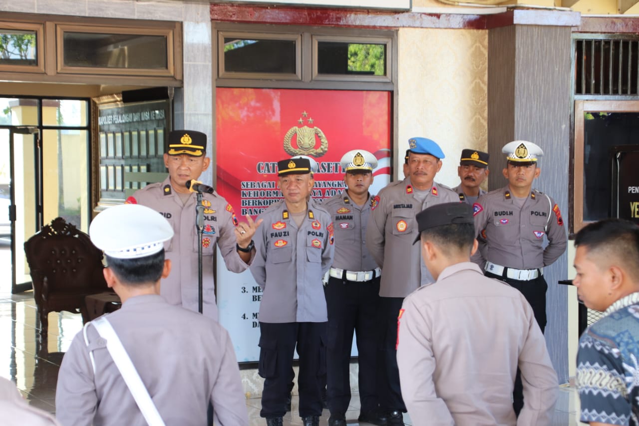 Pastikan Aman Pengumuman Kelulusan Siswa Tingkat SMA, Ratusan Polisi Dilibatkan