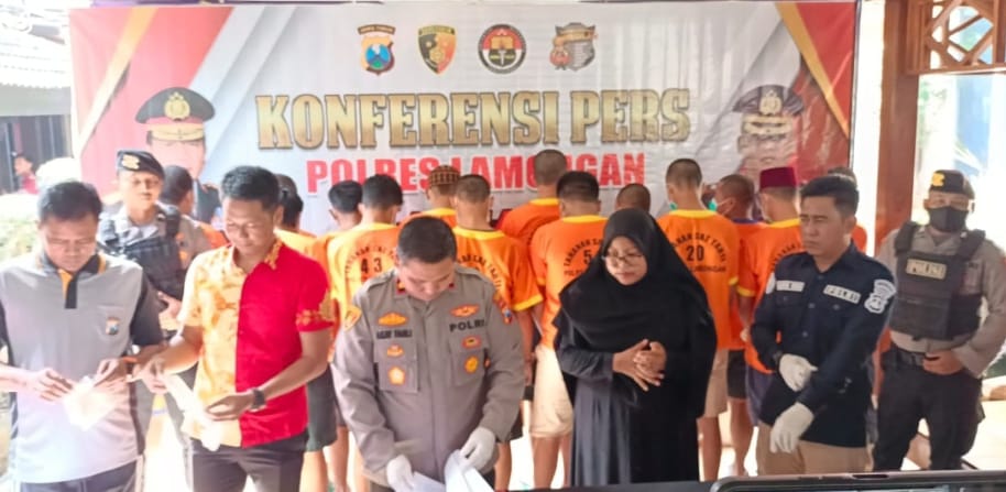 19 Pesilat Terlibat Kekerasan Ditangkap Polres Lamongan 