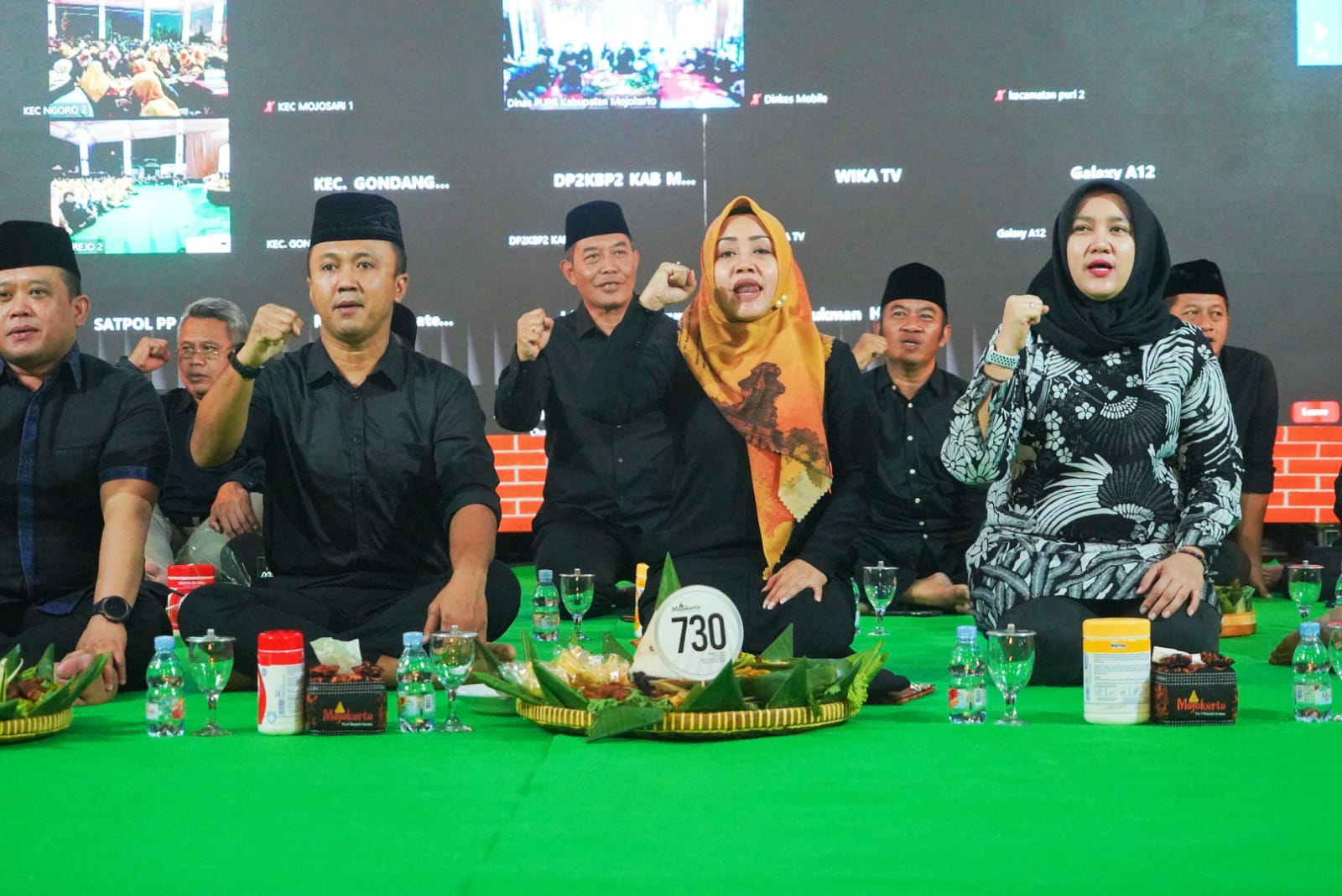 Parade 730 Tumpeng, meriahkan Peringatan Hari Jadi ke-730 Kabupaten Mojokerto