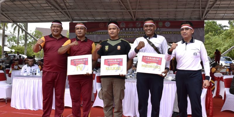 Pererat Soliditas & Sinergitas, Prajurit Lantamal IV Olahraga Bersama Satuan TNI-POLRI