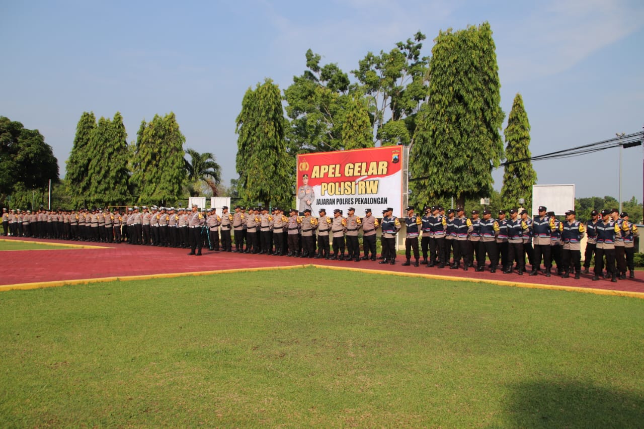 Apel Gelar Polisi RW, 318 Personil Polres Pekalongan Disebar di 259 Desa/Kelurahan