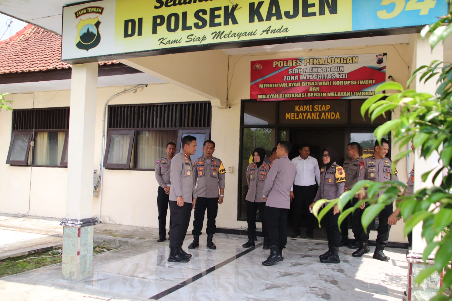 Kapolres Pekalongan yang Baru, Polsek Kajen Jadi Sasaran Pertama Kunjungan