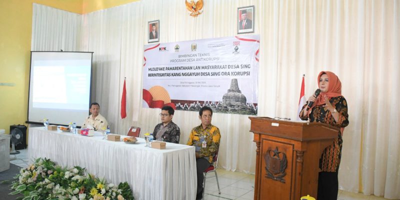 Bupati Pekalongan Buka Bintek Program Desa Anti Korupsi