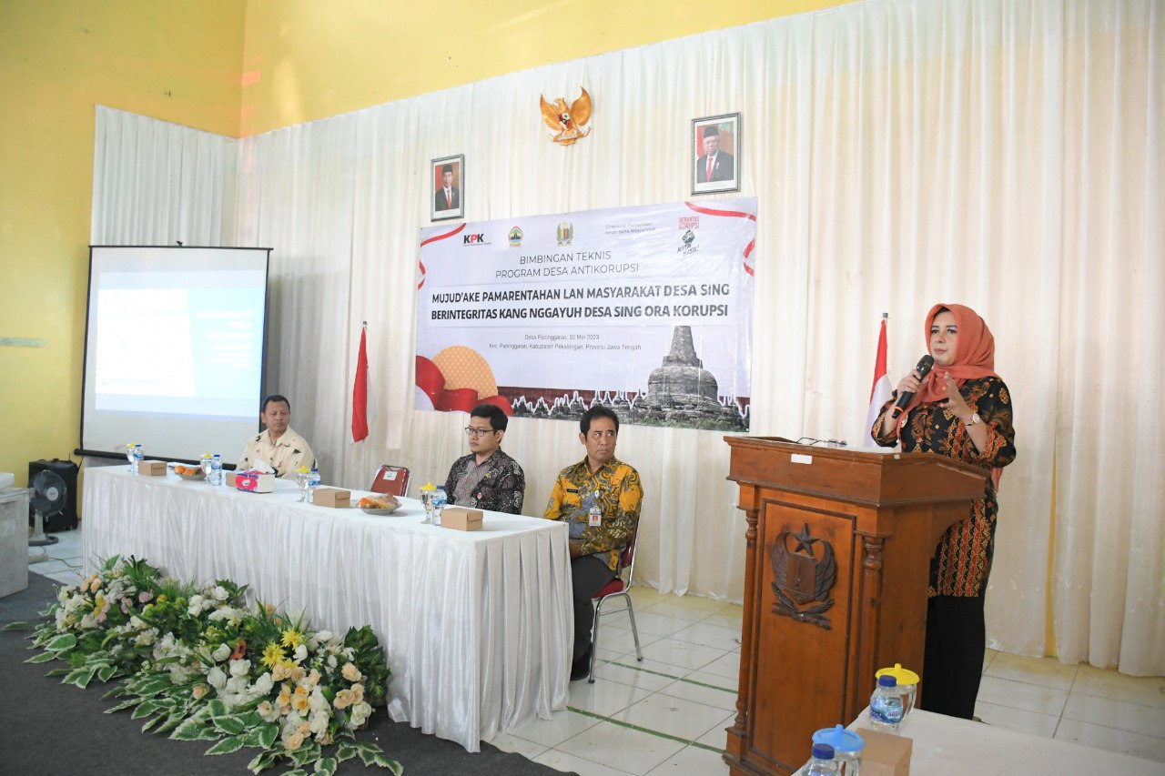 Bupati Pekalongan Buka Bintek Program Desa Anti Korupsi