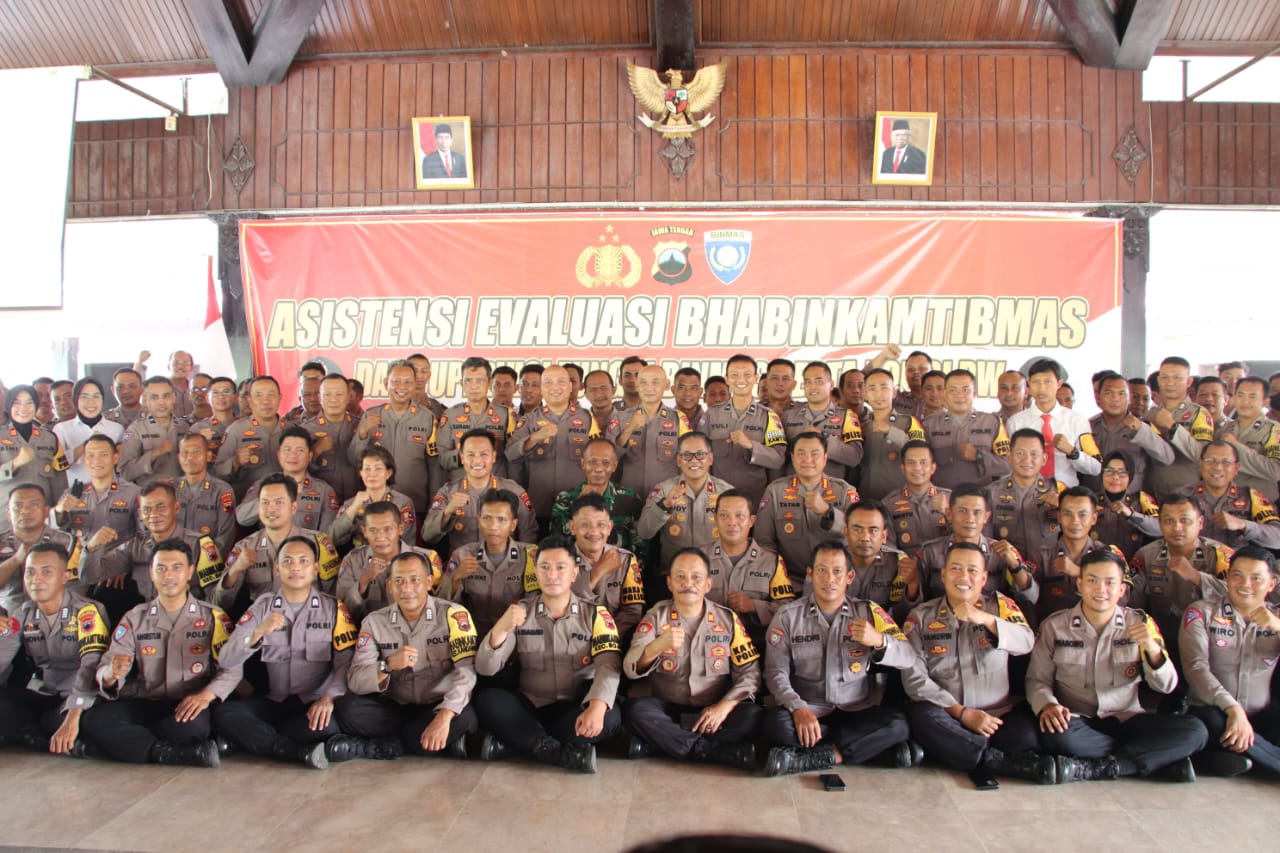 Galakan Polisi RW, Tim Asistensi Korbinmas Baharkam Polri Kunjungi Polres Pekalongan