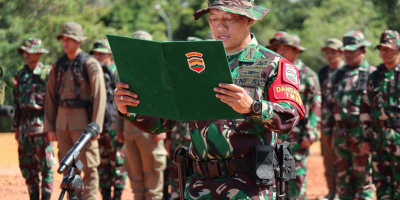 Kasrem 033/WP menghadiri Pembukaan TMMD ke-116 Kodim 0316/Batam