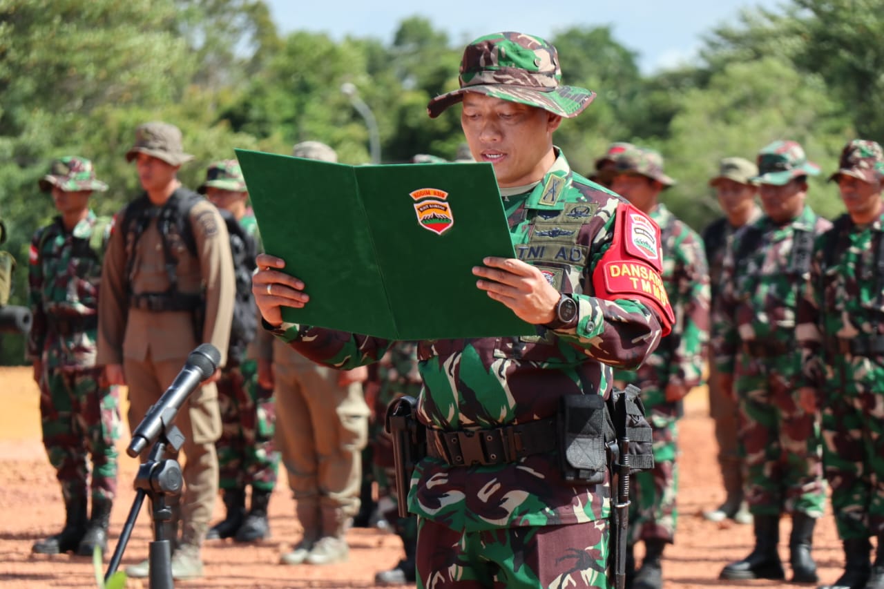 Kasrem 033/WP menghadiri Pembukaan TMMD ke-116 Kodim 0316/Batam