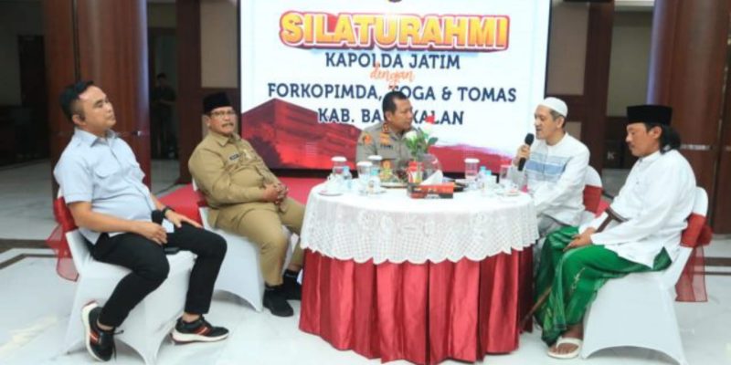 Jelang Pilkades Serentak, Kapolda Jatim Gelar Silaturahmi Toga Dan Tomas Kabupaten Bangkalan