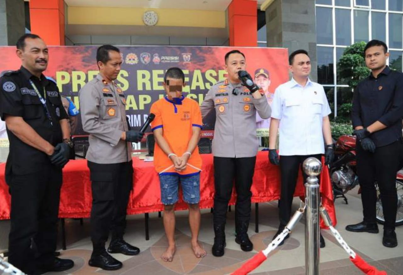 Polres Gresik Berhasil Amankan Tersangka Curanmor di Perumahan ABR