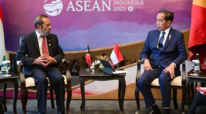 Presiden Jokowi Dan PM Timor-Leste Bahas Peningkatan Kerja Sama Ekonomi Kedua Negara.