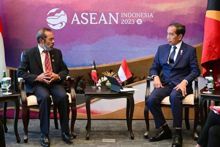 Presiden Jokowi Dan PM Timor-Leste Bahas Peningkatan Kerja Sama Ekonomi Kedua Negara.