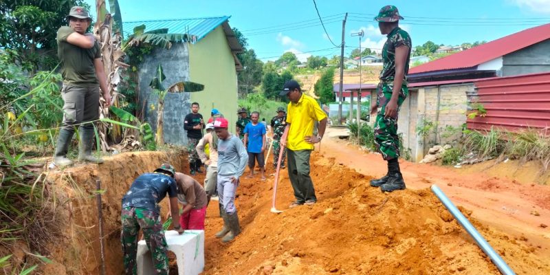 Harmonisasi Ratusan Personel TMMD Mulai Dirasakan Warga Kampung Seraya Sambau Batam
