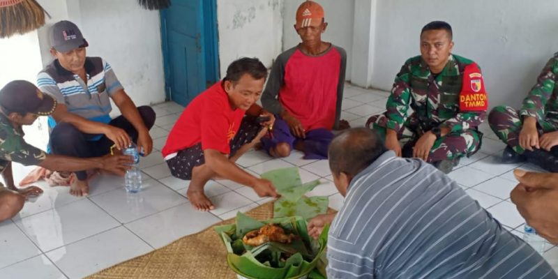 Jaga Kearifan Lokal Bersama Warga, Satgas TMMD Ke-116 Mojokerto Gelar Selamatan