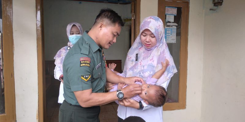 Babinsa Keteleng Mulai Aktif Dampingi Posyandu