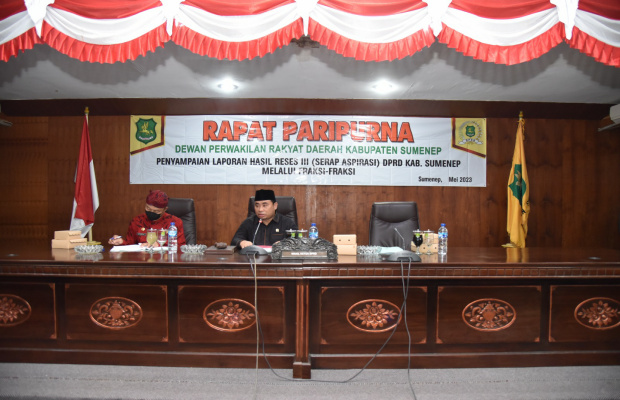 DPRD Sumenep Gelar Rapat Paripurna Laporan Hasil Reses III 