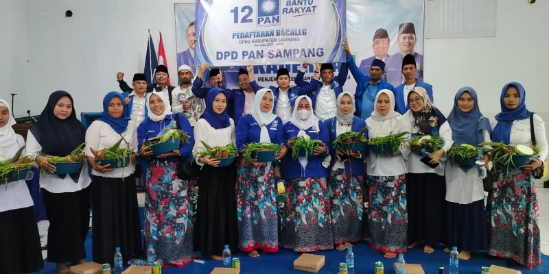 DPD PAN Kabupaten Sampang Resmi daftarkan 45 BACALEG Ke KPU Sampang