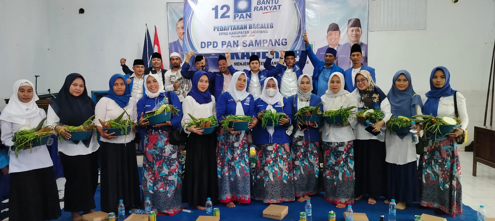 DPD PAN Kabupaten Sampang Resmi daftarkan 45 BACALEG Ke KPU Sampang