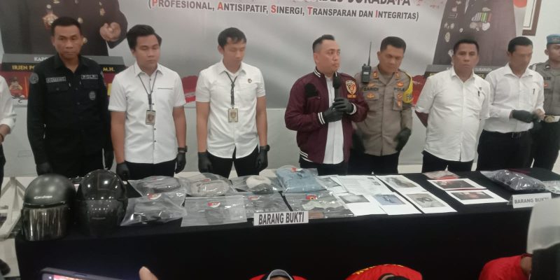 Polrestabes Surabaya Kembali Mengamankan Para Pelaku Kejahatan Yang Beraksi Di 18 TKP, Wilayah Surabaya