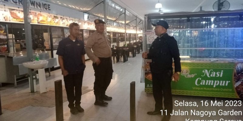 Patroli Cipkon Polsek Batu Ampar, Sampaikan himbauan Kamtibmas dan prokes