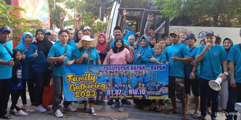“Family Gathering 2023” Warga RT.07/RW.10 Kel.Manukan Kulon, Kec.Tandes.