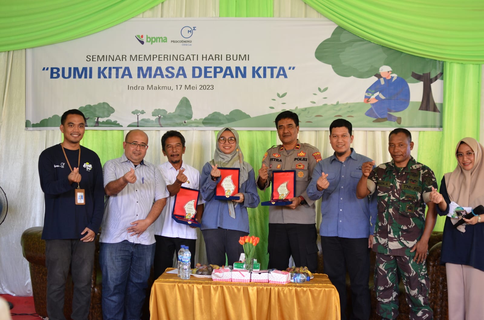 MEMPERINGATI HARI BUMI 2023, MEDCO E&P DAN BPMA GELAR EDUKASI PEDULI LINGKUNGAN