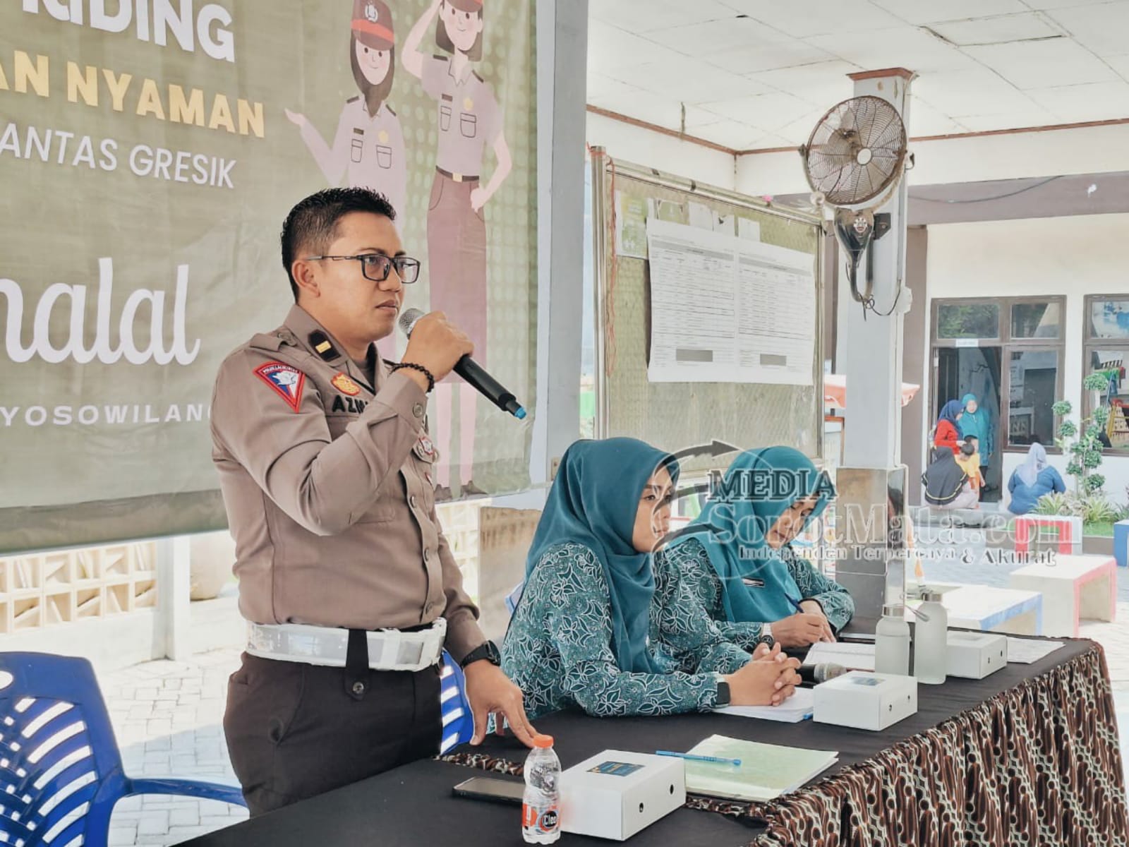Polres Gresik Edukasi Kaum Emak – emak, Minimalisir Pelanggaran dan Lakalantas