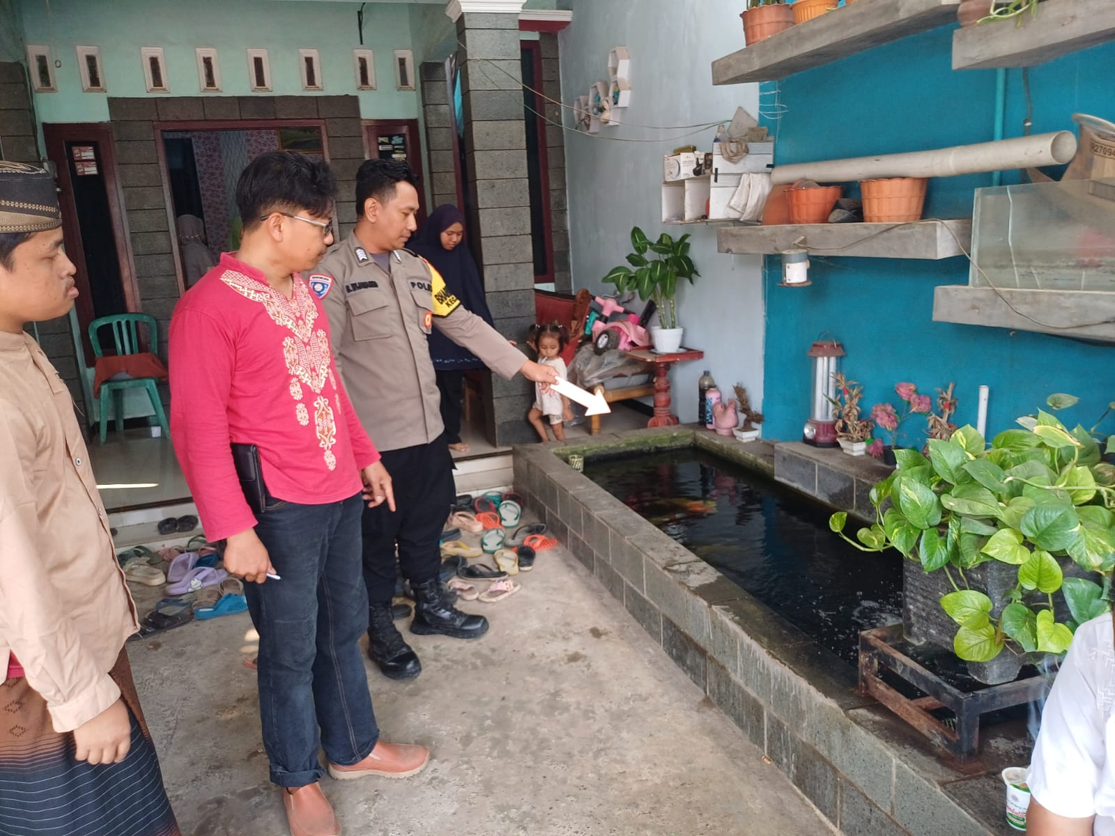 Seorang Balita Ditemukan Meninggal di Kolam Ikan Koi