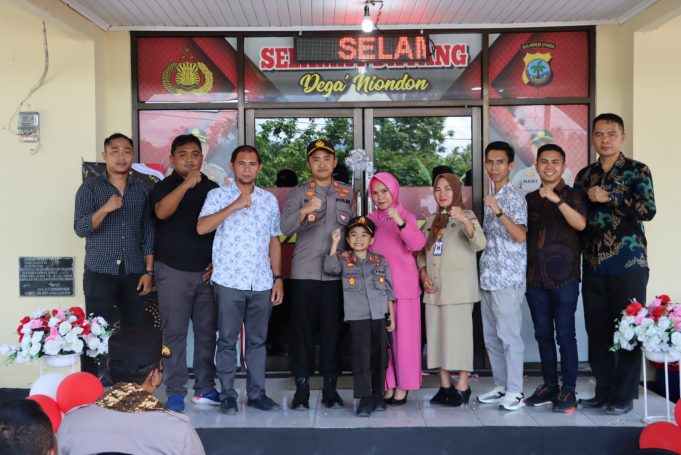 Kapolres Kota Kotamobagu Resmikan Ruang SPKT Polsek Lolayan