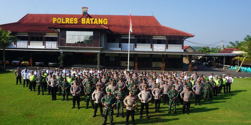 Apel Sinergitas TNI/Polri, Pesan Dandim Batang Menjelang Pemilu