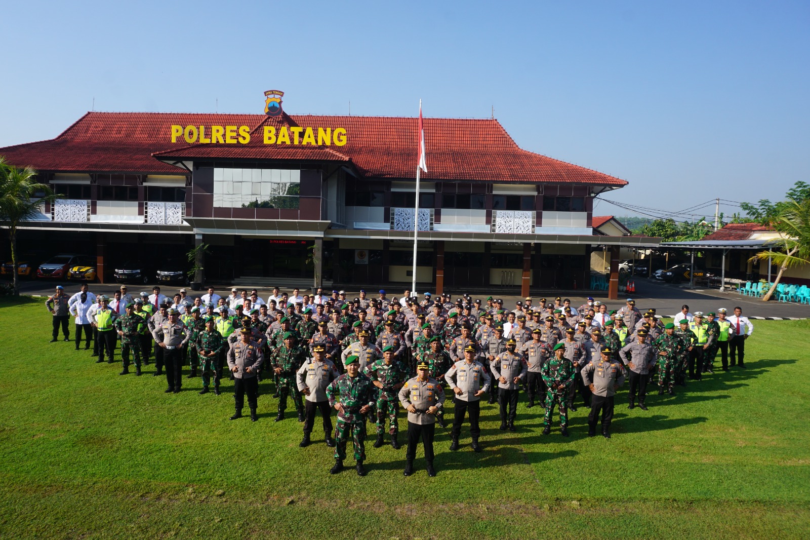 Apel Sinergitas TNI/Polri, Pesan Dandim Batang Menjelang Pemilu