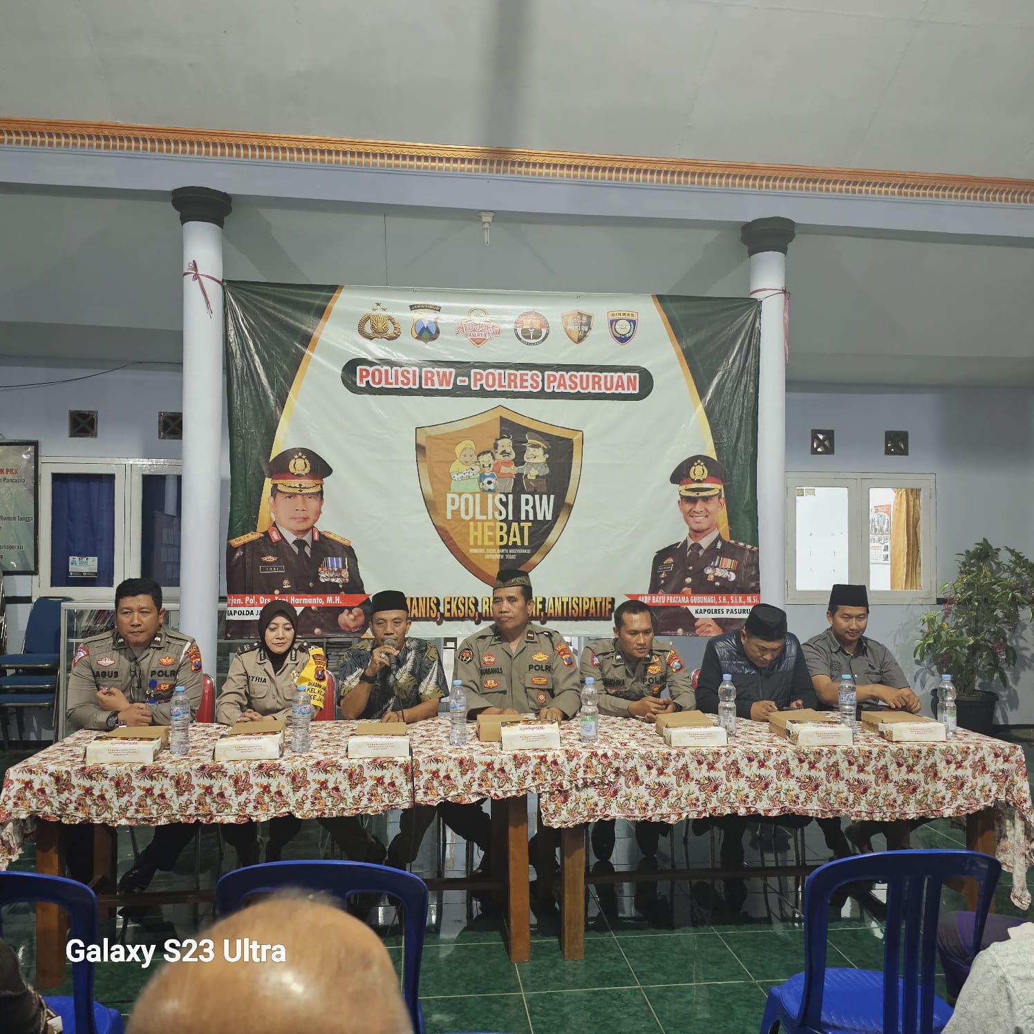 Tingkatkan Sinergitas, Polisi RW Polres Pasuruan Gelar Silaturahmi Bersama Ketua RW Se-Kelurahan Kejayan