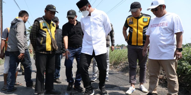 Pemkab Sidoarjo Rencanakan Beton dan Perlebar Jalan Penghubung Tiga Desa Kecamatan Wonoayu