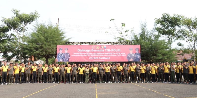 Sinergitas Dan Soliditas TNI-POLRI Di Kabupaten Sampang Dalam Mengawal Tahun Politik 2024
