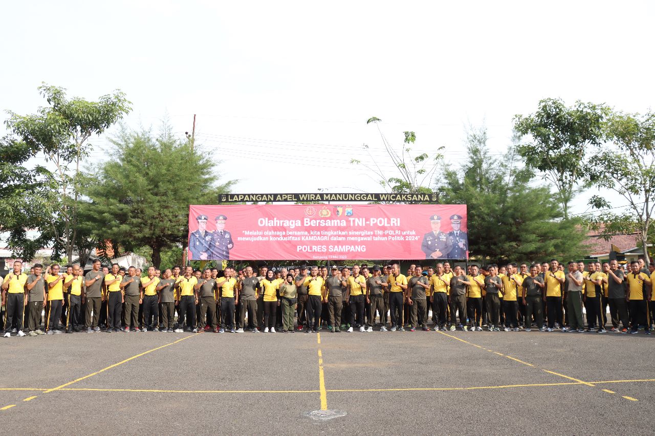 Sinergitas Dan Soliditas TNI-POLRI Di Kabupaten Sampang Dalam Mengawal Tahun Politik 2024