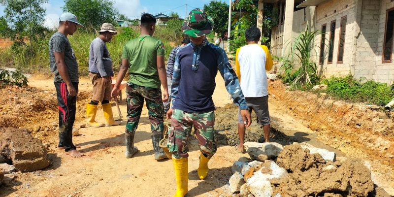 Antisipasi Terjadinya Banjir, TMMD ke-116 Batam Bidik Pembangunan Drainase dan Gorong-Gorong di Kavling Seraya